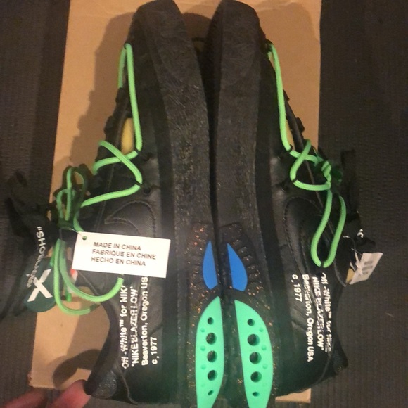 (Final Drop 6/4/22) Off-White x Blazer Lows Size 7.5 New w/tags & OG Zip Tie - Picture 4 of 14